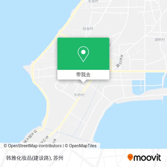 韩雅化妆品(建设路)地图