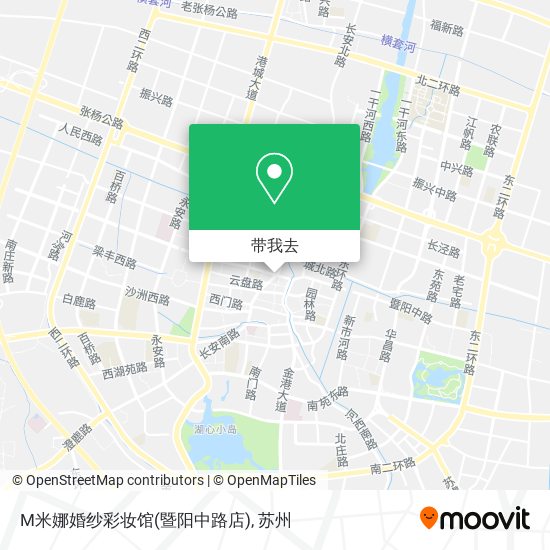 M米娜婚纱彩妆馆(暨阳中路店)地图