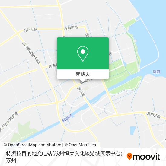 特斯拉目的地充电站(苏州恒大文化旅游城展示中心)地图