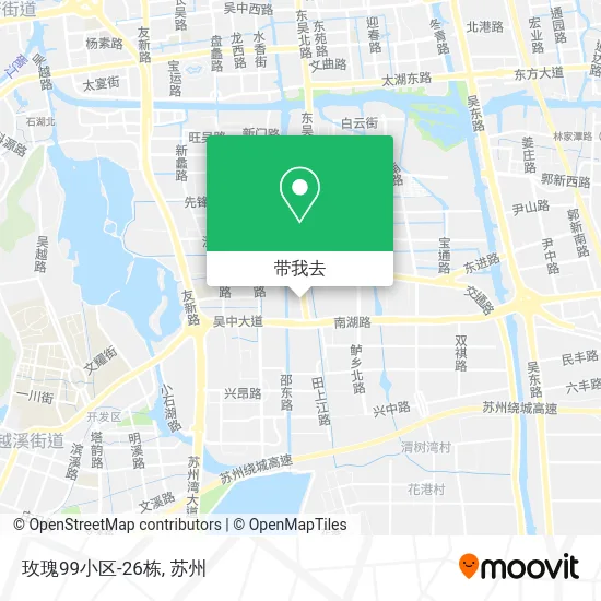 玫瑰99小区-26栋地图