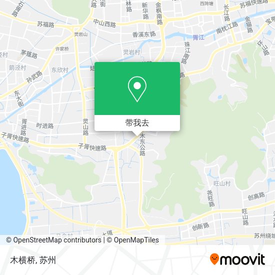 木横桥地图