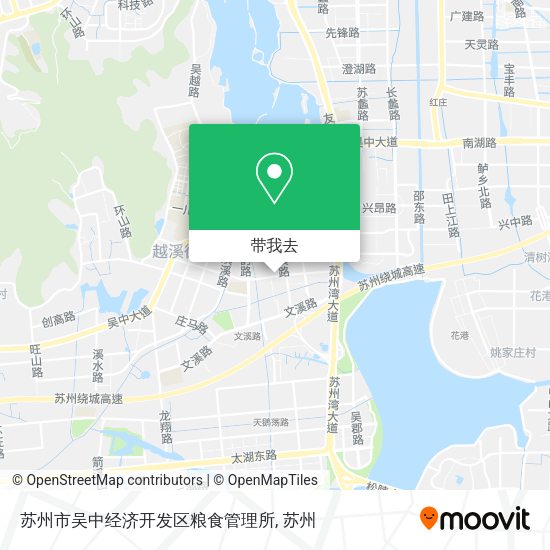 苏州市吴中经济开发区粮食管理所地图