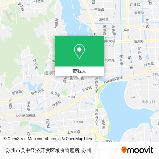苏州市吴中经济开发区粮食管理所地图