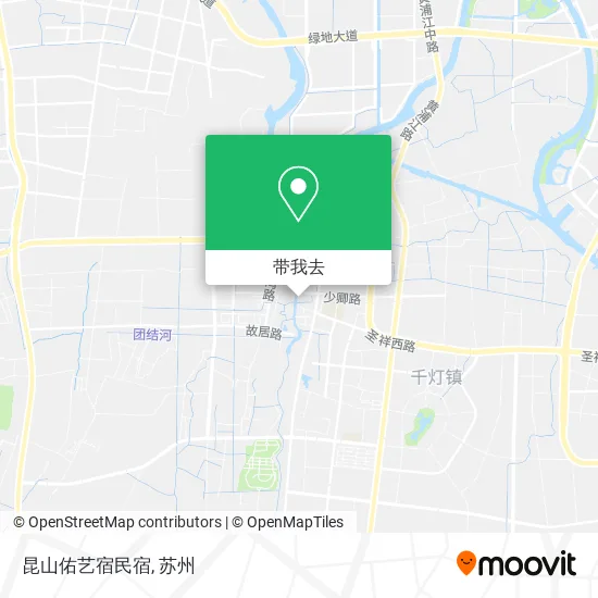 昆山佑艺宿民宿地图