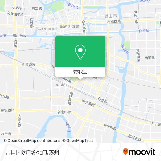 吉田国际广场-北门地图