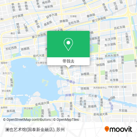 澜也艺术馆(国泰新金融店)地图