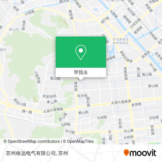 苏州格远电气有限公司地图
