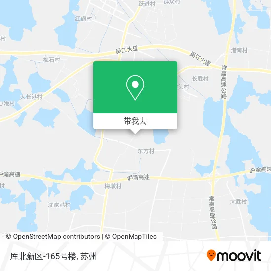 厍北新区-165号楼地图