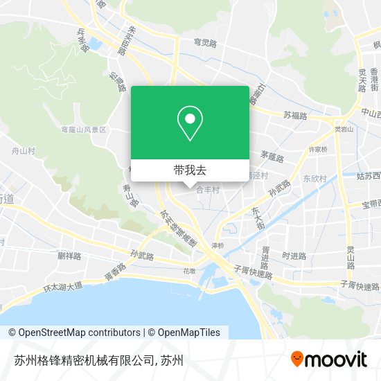 苏州格锋精密机械有限公司地图
