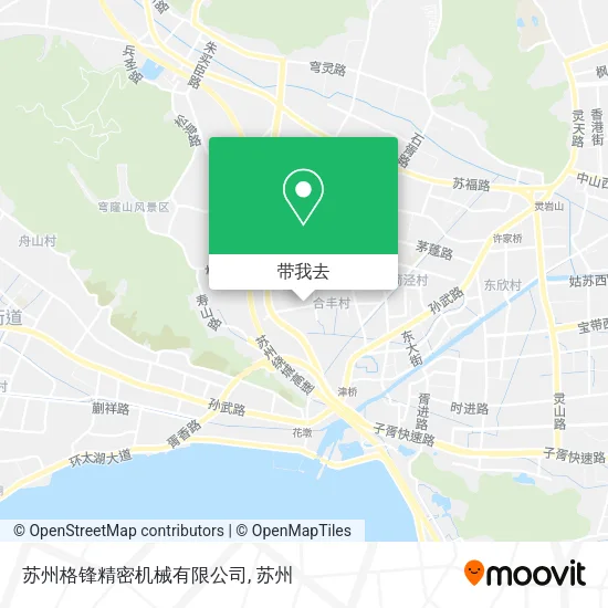 苏州格锋精密机械有限公司地图