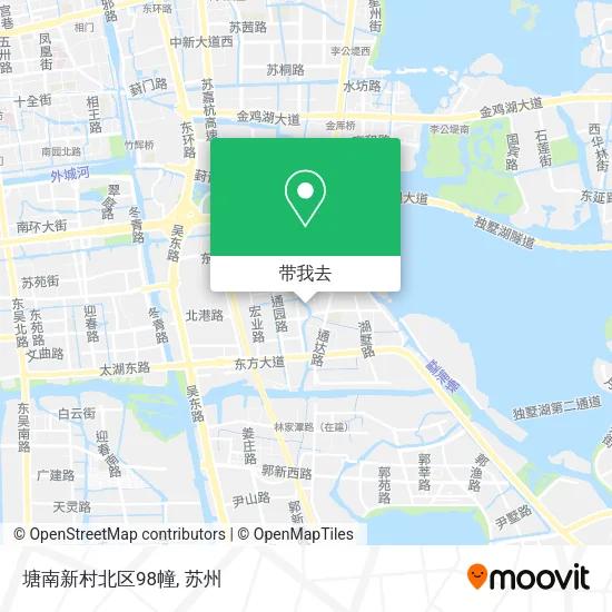 塘南新村北区98幢地图