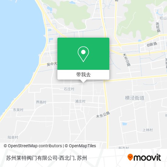 苏州莱特阀门有限公司-西北门地图