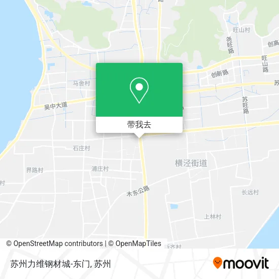 苏州力维钢材城-东门地图