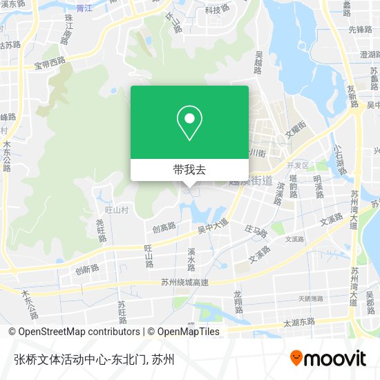 张桥文体活动中心-东北门地图