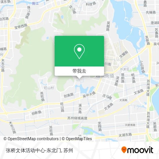 张桥文体活动中心-东北门地图