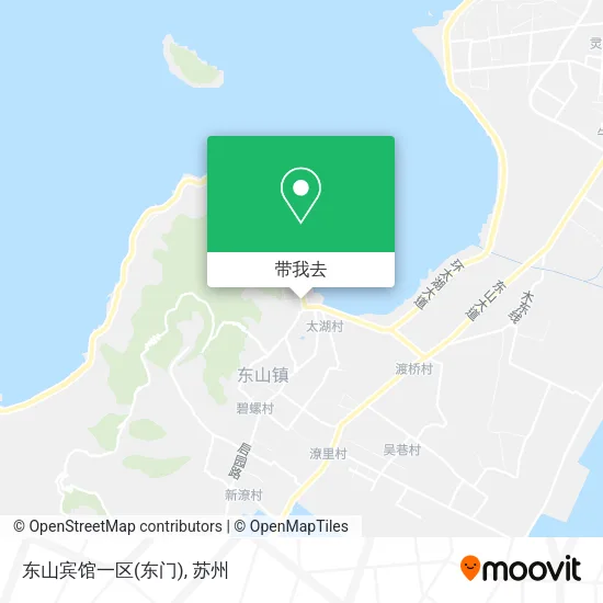 东山宾馆一区(东门)地图