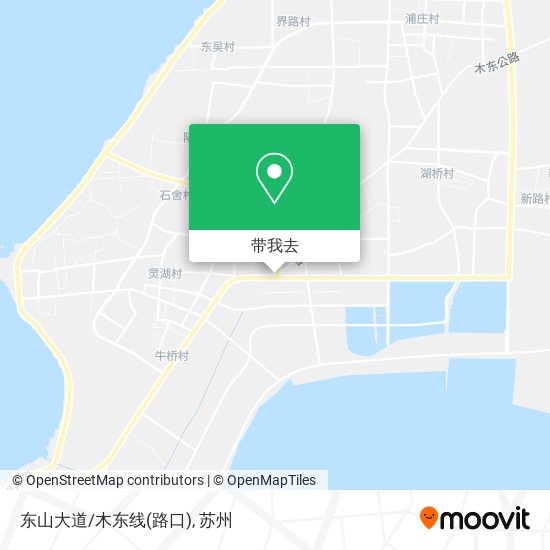 东山大道/木东线(路口)地图