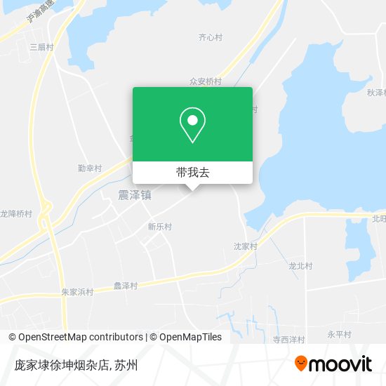 庞家埭徐坤烟杂店地图