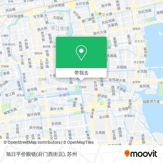 旭日平价眼镜(葑门西街店)地图