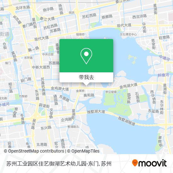 苏州工业园区佳艺御湖艺术幼儿园-东门地图