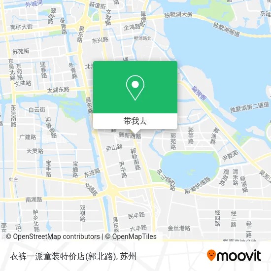 衣裤一派童装特价店(郭北路)地图