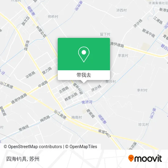 四海钓具地图
