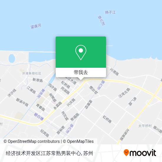 经济技术开发区江苏常熟男装中心地图