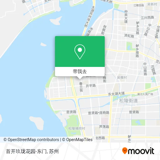 首开玖珑花园-东门地图