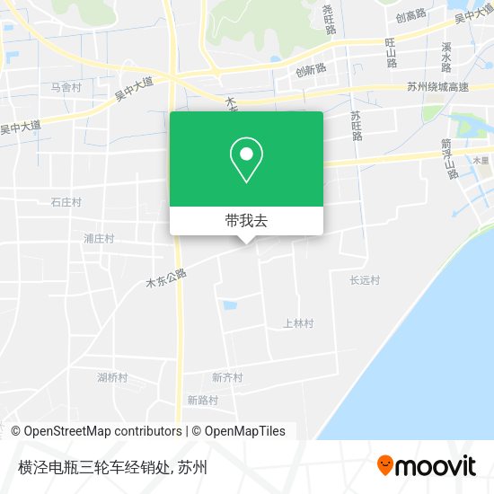 横泾电瓶三轮车经销处地图