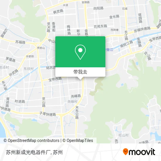 苏州新成光电器件厂地图