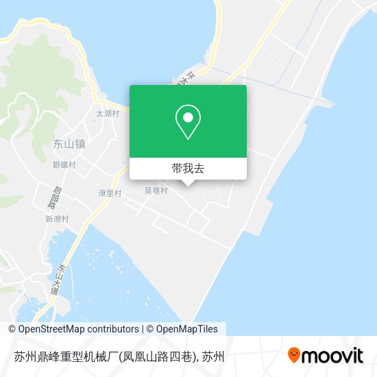 苏州鼎峰重型机械厂(凤凰山路四巷)地图