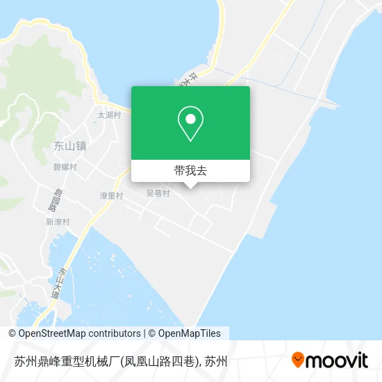 苏州鼎峰重型机械厂(凤凰山路四巷)地图