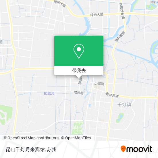 昆山千灯月来宾馆地图