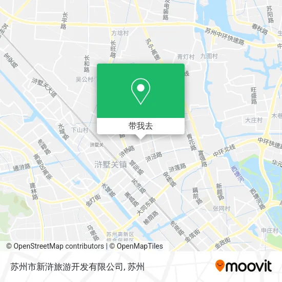 苏州市新浒旅游开发有限公司地图
