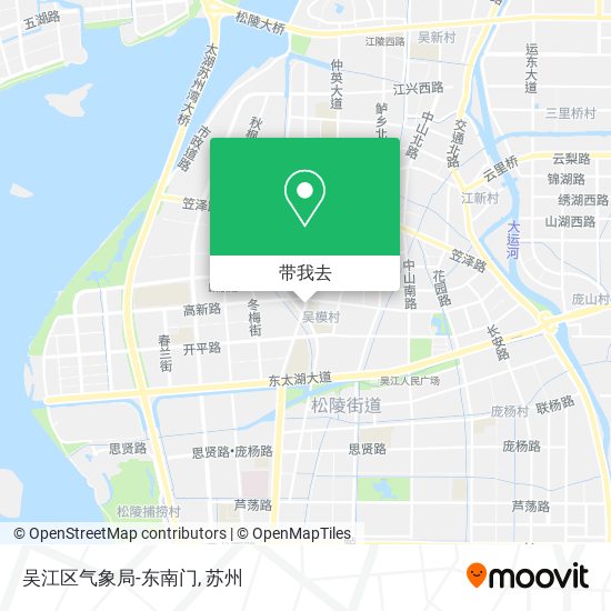 吴江区气象局-东南门地图