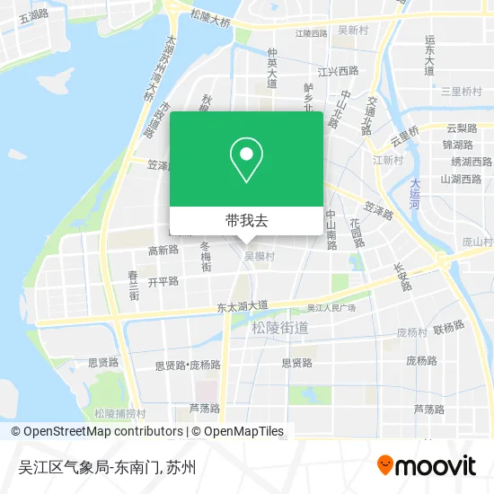吴江区气象局-东南门地图