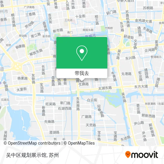 吴中区规划展示馆地图