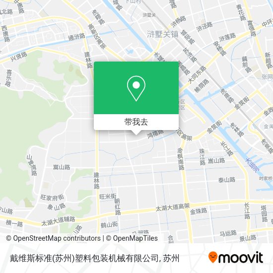 戴维斯标准(苏州)塑料包装机械有限公司地图