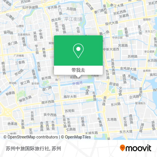 苏州中旅国际旅行社地图