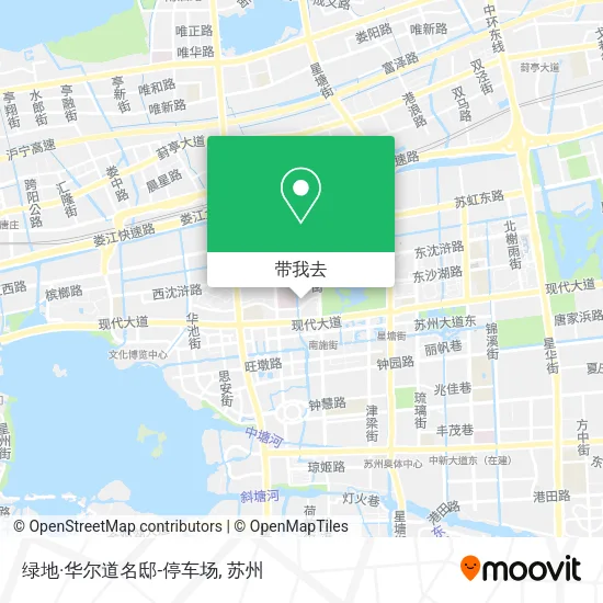 绿地·华尔道名邸-停车场地图
