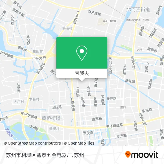 苏州市相城区鑫泰五金电器厂地图