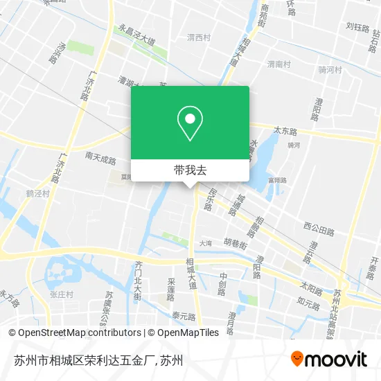 苏州市相城区荣利达五金厂地图