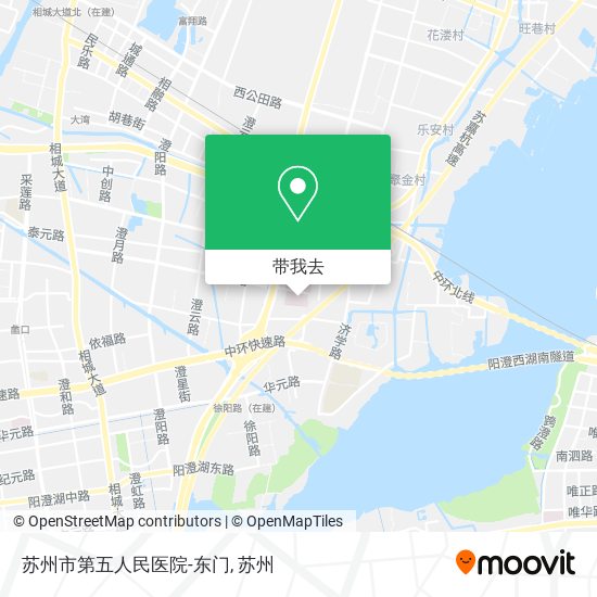 苏州市第五人民医院-东门地图