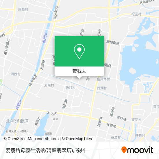 爱婴坊母婴生活馆(渭塘翡翠店)地图