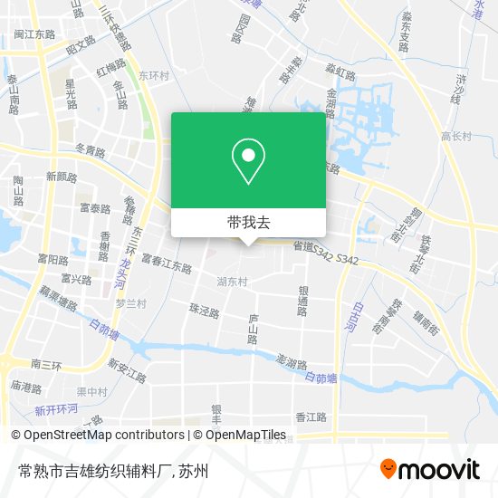 常熟市吉雄纺织辅料厂地图