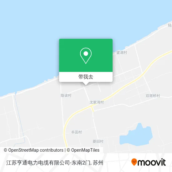 江苏亨通电力电缆有限公司-东南2门地图