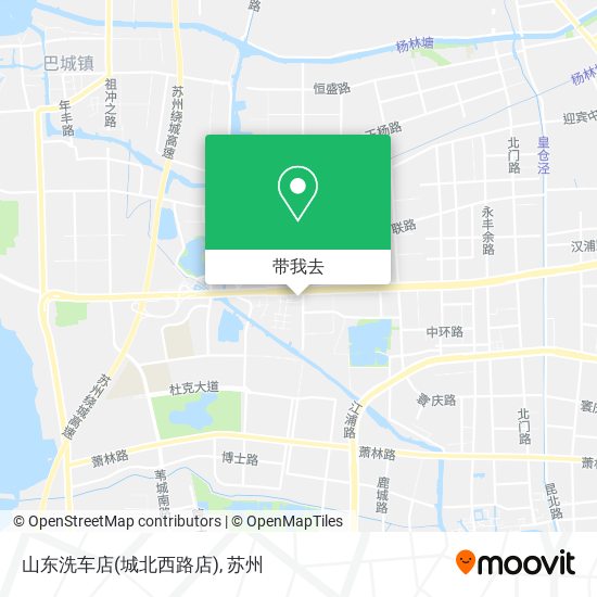 山东洗车店(城北西路店)地图