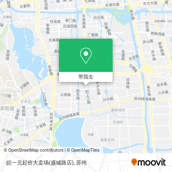 皖一元起价大卖场(盛城路店)地图
