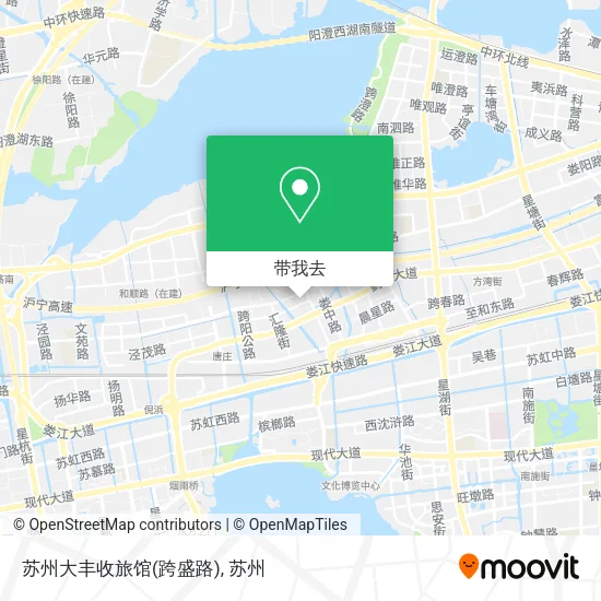 苏州大丰收旅馆(跨盛路)地图