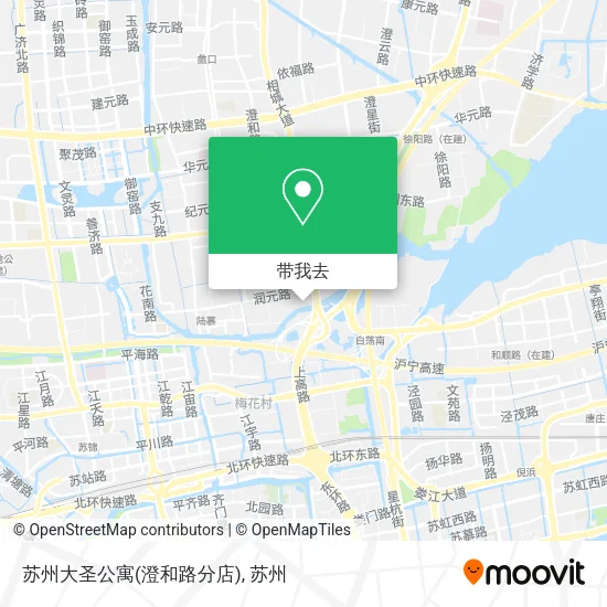 苏州大圣公寓(澄和路分店)地图